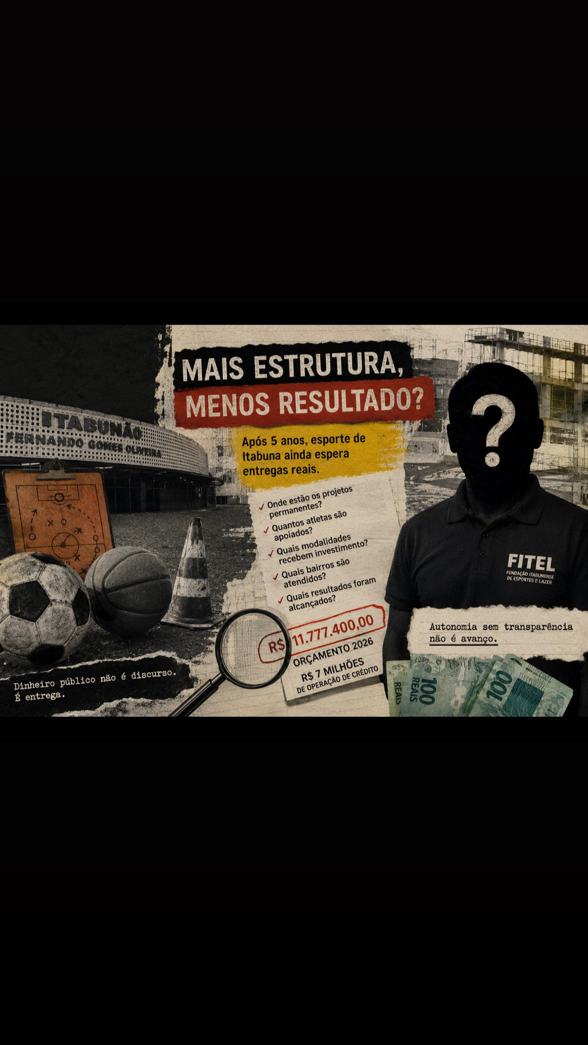 ESPORTE EM ITABUNA: MAIS AUTONOMIA, MAS ONDE ESTÃO OS RESULTADOS?