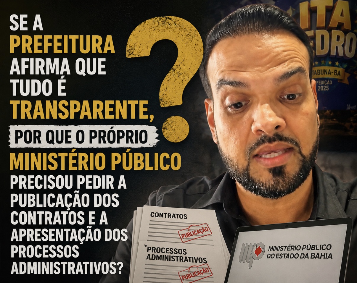 Após pressão do MP, presidente da FICC vai às redes explicar contratos do Ita Pedro